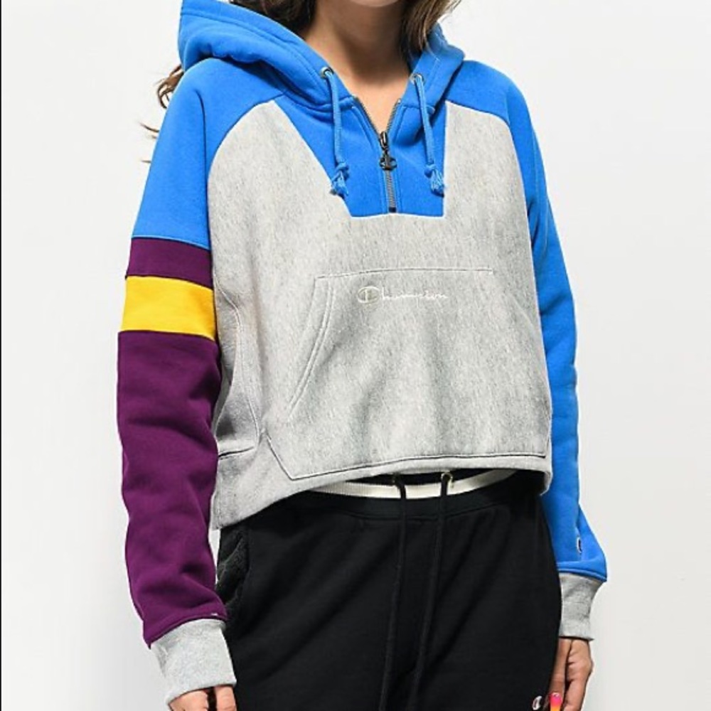 CHAMPION ❀ half-zip hoodie